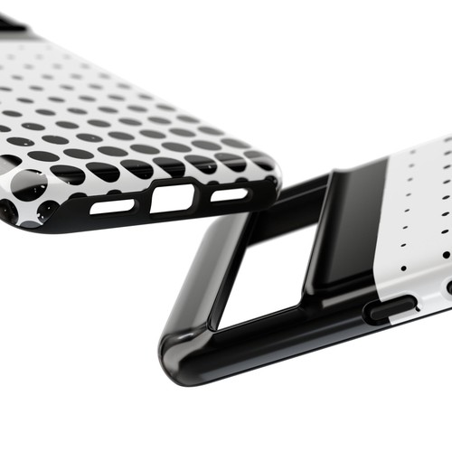 Robuste Handyhülle schwarz & weiß gepunktet für iPhone, Samsung Galaxy, Googl Pixel - Bild 148 von 285
