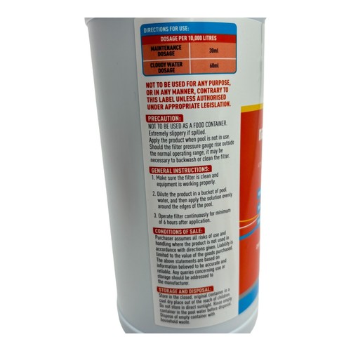 Winter Kit Zodiac Swimming Pool Winter Protection Algeacide Starver Clarifier - Picture 13 of 17