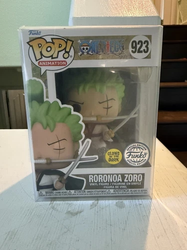 Roronoa Zoro Exclusive Glow Funko Pop! 923 Special Ed IN HAND w/ Soft Protector!
