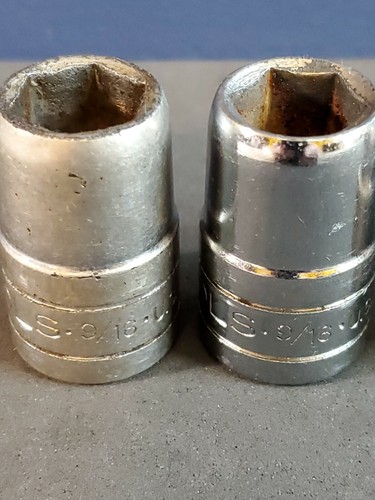 S-K 1/2" DRIVE 6pt Shallow Sockets Mechanic Automotive Lot of 6 - Picture 2 of 6