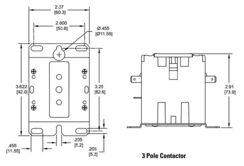 Hartland Controls HCC-3XU04CG106 Defined Purpose Contactor 3-Pole 208/240VAC NEW - Picture 9 of 14