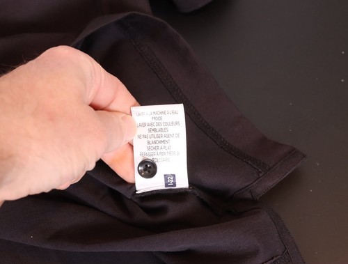 Robert Graham kurzärmeliges Poloshirt Herren Large Supima Baumwolle schwarz - Bild 11 von 11