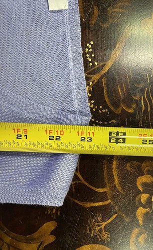 Neu mit Etikett Amina Rbinacci Pullover Set lila ärmellos Oberteil Paillettenbesatz Cardigan 48 12 - Bild 12 von 23