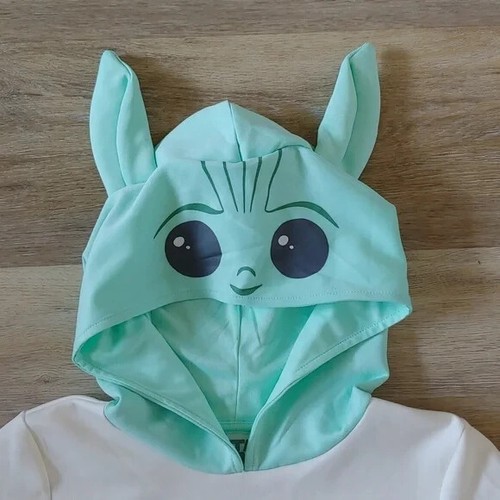 NWT Star Wars The Child Baby Yoda Girls Hooded Tutu Dress Size L (10/12) - Picture 2 of 9