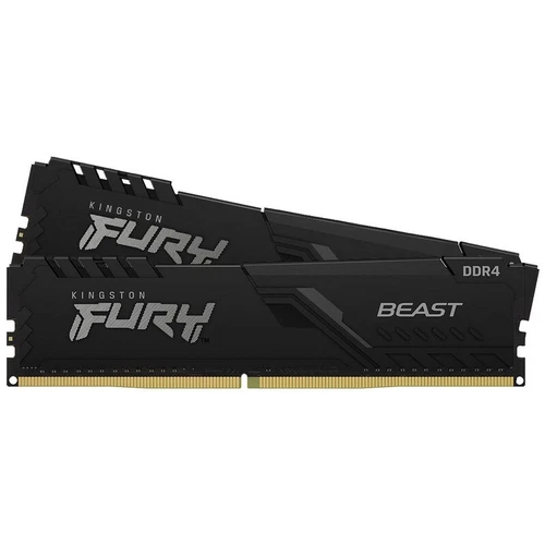 Kingston 16GB (2x8GB) FURY Beast DDR4 Desktop Memory 3200Mhz CL16 Black