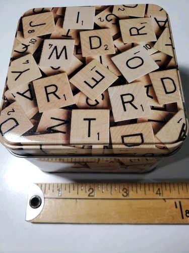 NEU Hasbro Scrabble Untersetzer 26 quadratisch 3,5" Karton Box Set Party Spieleabend - Bild 8 von 9