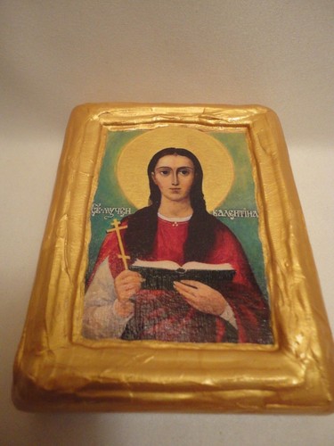 Saint Valentina Agia Balentina ΑΓΙΑ ΒΑΛΕΝΤΙΝΑ Catholic & Eastern Orthodox Icon - Bild 3 von 10