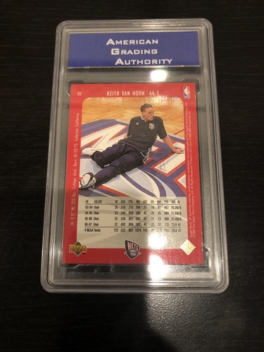 1997 Sp Authentic Keith Van Horn RC - AGA 10 Foil SUPER RARE - Picture 3 of 3