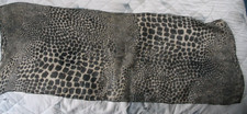 Vintage 1960's-70's   42" Leopard Cheetah Print Sheer Scarf