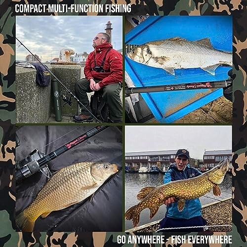 S Max. Big Fish Powerful Predator Surf Travel Fishing Rod + 2 tips 3.6+3.2m 11’ - Picture 6 of 6