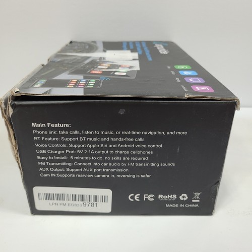 Carpuride NUOVO 9 pollici autoradio portatile wireless Apple Carplay Android Auto USA - Foto 4 di 9