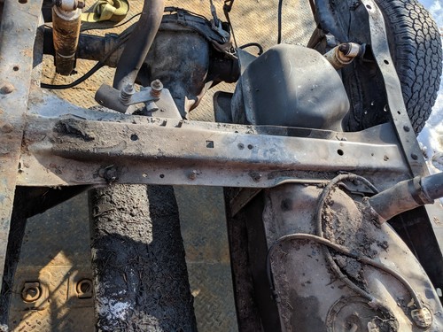 Frame Cross Brace Fuel Tank 1980-86 Ford Truck F150 F250 F350 1986 85 84 83 82 - Picture 13 of 24