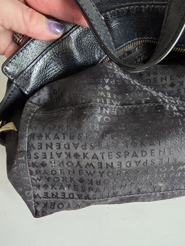 Kate Spade New York Grand Street Small Hayden Satchel/Croasbody~ Black  - Picture 15 of 19