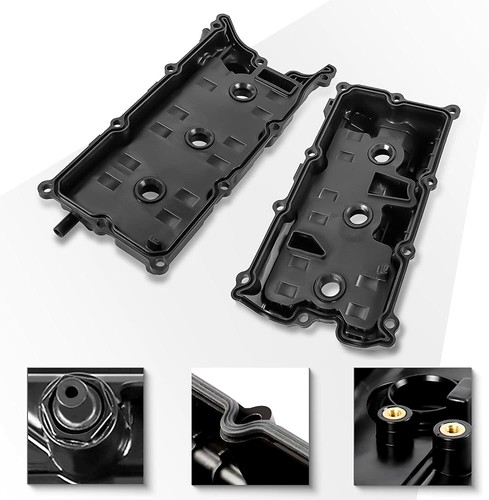 Cubierta de válvula de motor izquierda y derecha 2 piezas para Nissan 350Z Infiniti G35 2003-06 3,5 L - Imagen 2 de 8