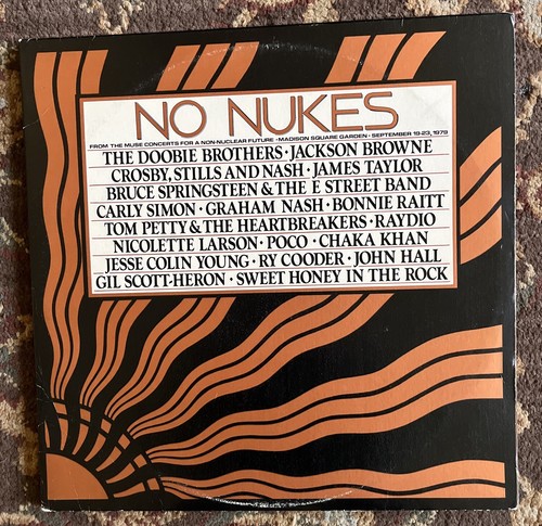 NO NUKES - Vinyl 3LP 1979 ASYLUM ML801 + Booklet Jackson Browne James Taylor CSN - Imagen 1 de 11