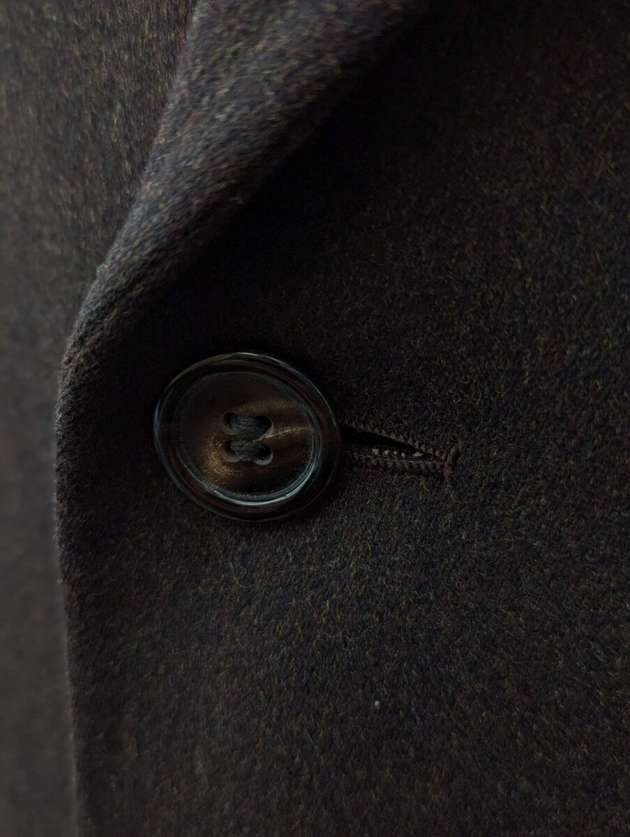 Vintage Chester Barrie Coat L/42 Dark Charcoal Brown Pure Vintage Chester Barrie Coat L/42 Dark Charcoal Brown Pure