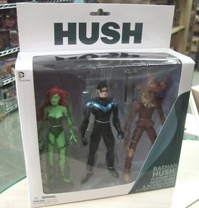 Nightwing /& Poison Ivy Action Figure 3 Pack NEW DC Comics Batman HUSH Scarecrow