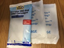 Tetra Whisper Bio-Bag Filter Cartridges for Aquariums 3 Count BLUE, Large