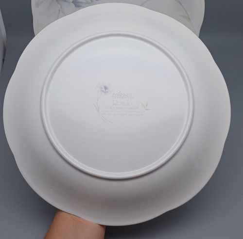 Juego de 2 platos de cena Mikasa Rondo Peony Splendor 10 7/8 - Imagen 5 de 7