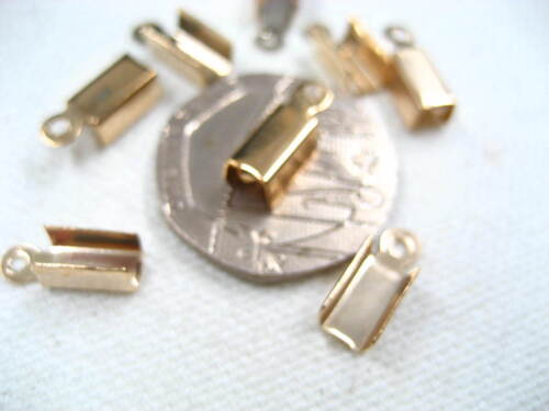 Kordelendspitzen Spule Crimp End Kappe Faltbar über Spitzen Halskette Kette Tail Extender - Bild 8 von 14
