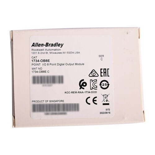 New 2023 Allen-Bradley 1734-OB8E Point I/O 8-Point Output Module AB 1734OB8E - Picture 1 of 6