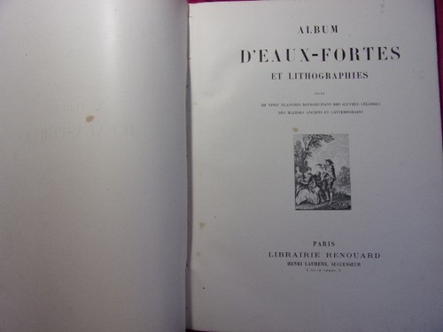 ALBUM D'EAUX FORTES & LITHOGRAPHIES, vol in-folio 1880 - Picture 12 of 12