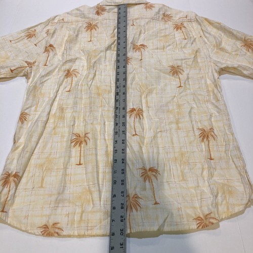Reyn Spooner Hawaiian Aloha Rockabilly VLV Palm Tree Mens Size Large Shirt - Picture 11 of 12