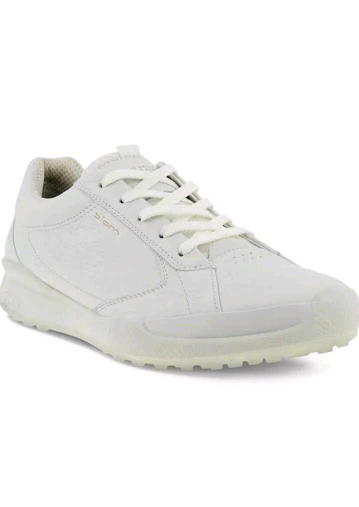 新品　ECCO BIOM GOLF SHOE 14 ホワイト 36 Men's ECCO® Golf Biom Hybrid Leather Golf Shoe | White