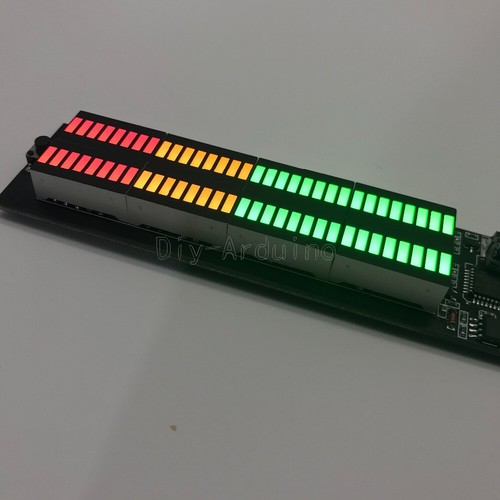 NEW Audio Level Indicator Stereo Music Spectrum LED light Amplifier VU Meter - Bild 1 von 6