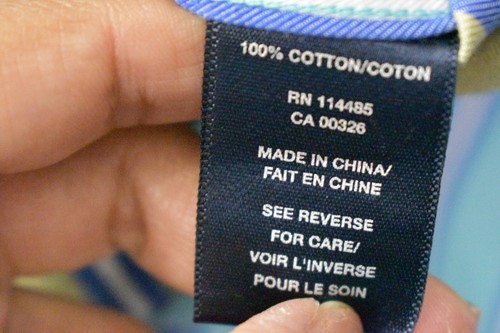 Vintage LINCS DC & Co Shirt L Blue White Striped Button Down Flip Cuff Cotton - Picture 6 of 9