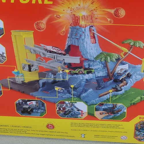 Matchbox Action Drivers Volcano Escape Playset Lights & Sounds Dune Dog Vehicle - Bild 16 von 19