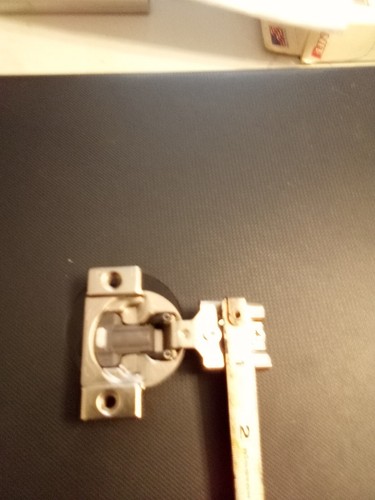 Blum 38c355B102 1/2" Screw-On 105 Degree Soft Close Edge Mount Hinge - Picture 2 of 6