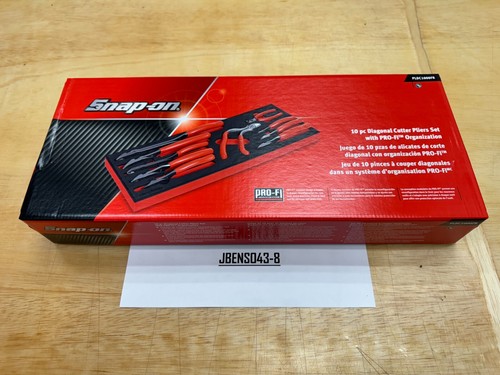 Snap-on Tools USA NEW RED 10pc Master Diagonal Cutter Pliers Foam Set PLDC1000FR - Bild 2 von 9