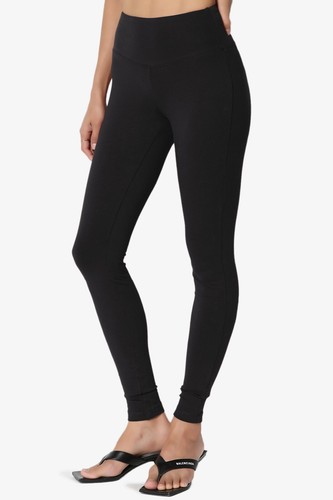 TheMogan PLUS Wide Waistband Cotton Full Length Ankle Leggings for Everyday - Picture 39 of 278