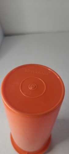 Tupperware Orange Container/Canisters 262-5 with Opaque Lid VGC - Bild 3 von 3