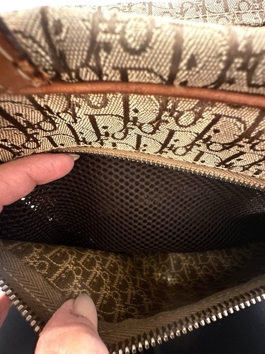 RARE VINTAGE CHRISTIAN DIOR 2003 Trotter Handbag Beige - Authentic. Immaculate - Bild 11 von 15