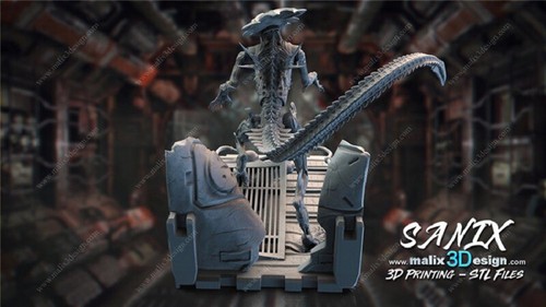 Alien Queen 3D Unpainted Figure Model GK Blank Kit 27cm New Hot Toy In Stock - Picture 6 of 12