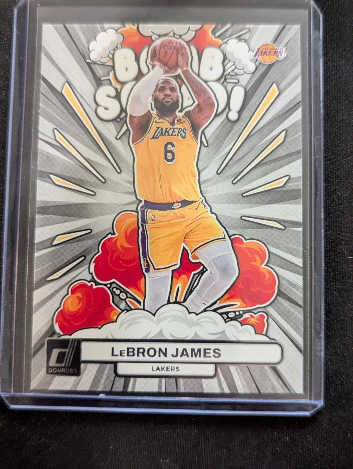 Lebron James trading card