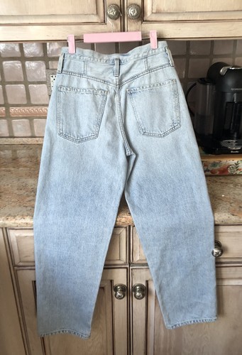 Free People Citizens Of Humanity Reworked Poppy Jeans Distress Patchwork 26 NEW - Picture 7 of 7