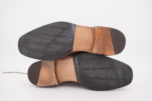 $1600 | BRIONI 11 BURNISHED COGNAC BROWN LEATHER OXFORD BALMORAL SHOE TREES - Picture 13 of 15