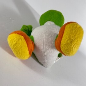 Yoshi Plush 2010 Nintendo Super Mario Bros Plush Green Stuffed Toy 9" NES