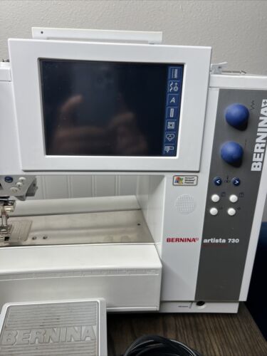 Bernina Artista 730E Sewing and Embroidery Machine Tested Working W/Foot Pedal! - Picture 4 of 22