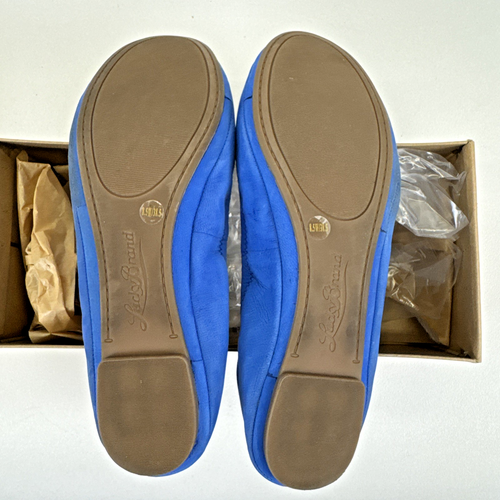 Lucky Brand LK-EMMIE Turkish Sea Nubuck Women's Shoes Ballet Flats Size 8.5W - Picture 9 of 12