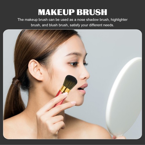 2 Pcs Retractable Powder Brush with Cover Beauty Tool Blush 2pcs Facial Makeup - Bild 4 von 12