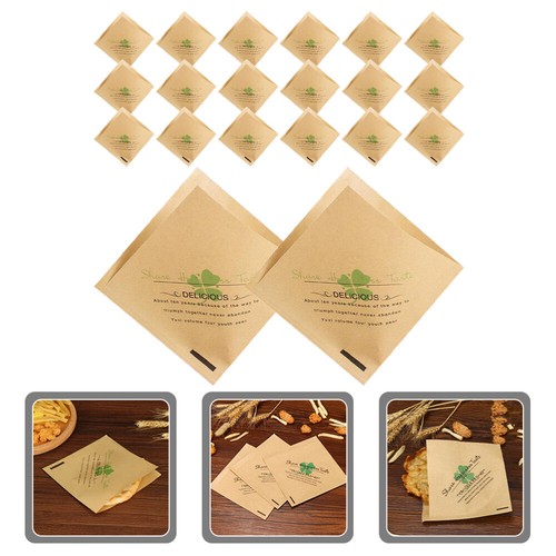 500 Pcs Ölsicherer Dreiecksack Papiertüten Für Brot Lebensmittel