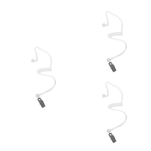 3 Count Dress up Earbuds Piece Costume Fake Mic Headset Agent Accessories - Zdjęcie 5 z 12