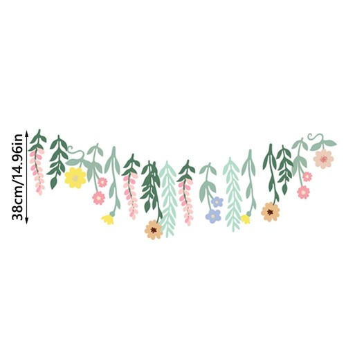 Flower Leaves Floral Garland Multicolor Shopwindow Hanging Decoration Gift - Picture 2 of 8