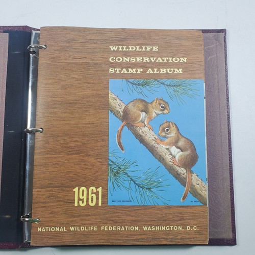 Wildlife Conservation Briefmarkenalben Lot 9 Natl Wildlife Federation 1953-1961 - Bild 11 von 13