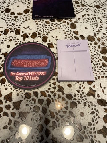 Hasbro Midnight Taboo Game Unspeakable Late Night Fun! Adult Game C0418 - Picture 5 of 15