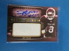 F144,391  2012 SPx #71 Jeff Fuller Jersey auto/399